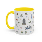 Amsterdam Christmas Watercolor Mug | Festive City Souvenir Coffee Cup