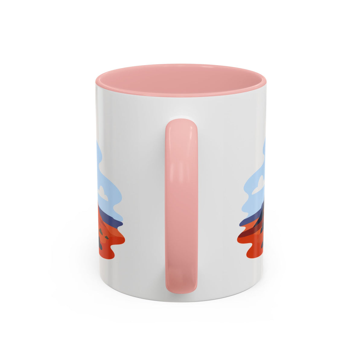 Monument Valley Coffee Mug | Travel Destination Souvenir Gift | Accent Color Ceramic 11oz 15oz