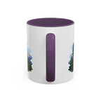 Sequoia National Park Coffee Mug | Solid Color Block Park Souvenir | 11oz 15oz Accent Mug