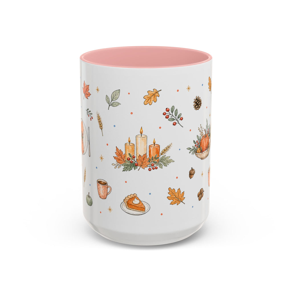 Thanksgiving Host Mug | Cozy Watercolor Gathering Gift | Autumn Accent Cup 11oz 15oz