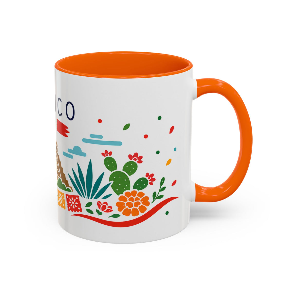 Mexico Coffee Mug | Travel Souvenir Accent Mug | Country Gift Ceramic Cup 11oz 15oz
