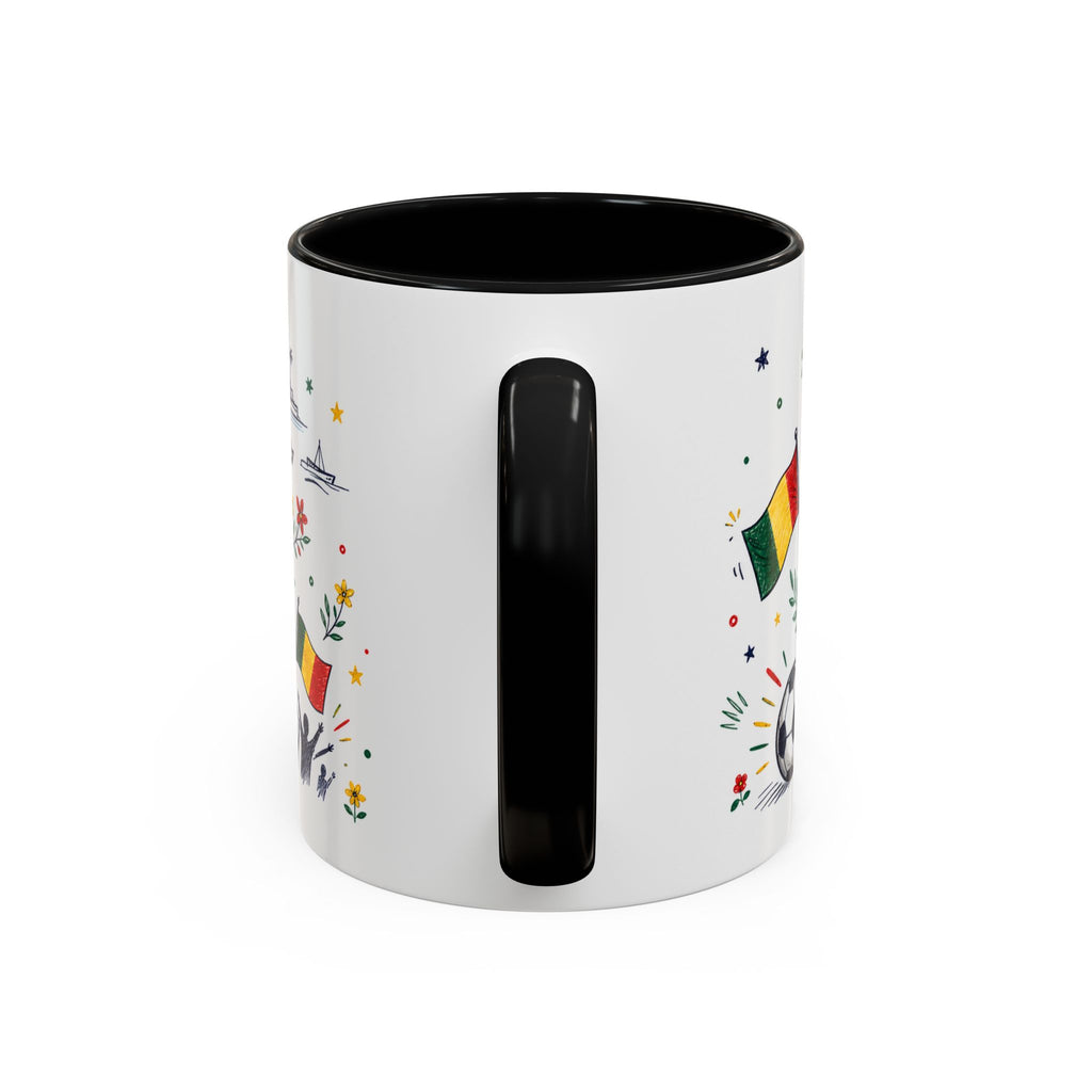 Senegal Soccer Coffee Mug | World Cup Fan Gift | Accent Color Ceramic 11oz 15oz Match Day Cup