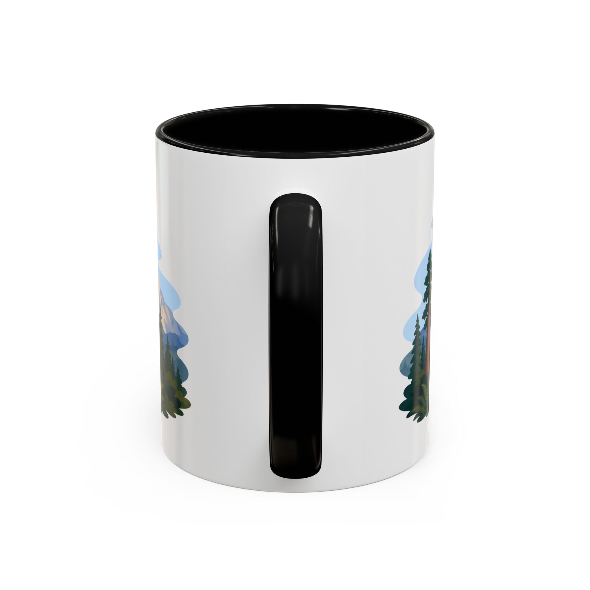 Sequoia National Park Coffee Mug | Solid Color Block Park Souvenir | 11oz 15oz Accent Mug