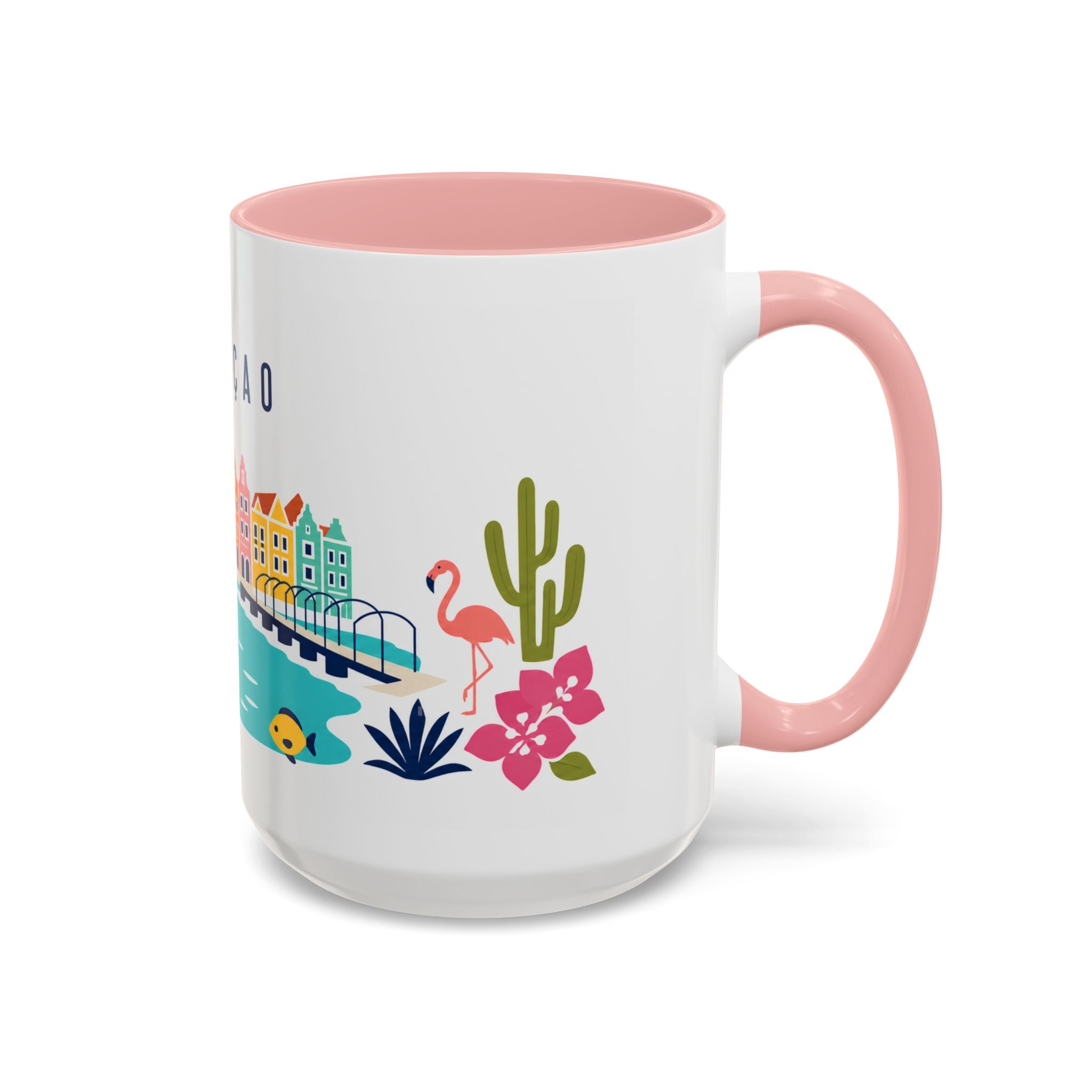 Curaçao Coffee Mug | Travel Souvenir Accent Mug | Country Gift Ceramic Cup 11oz 15oz