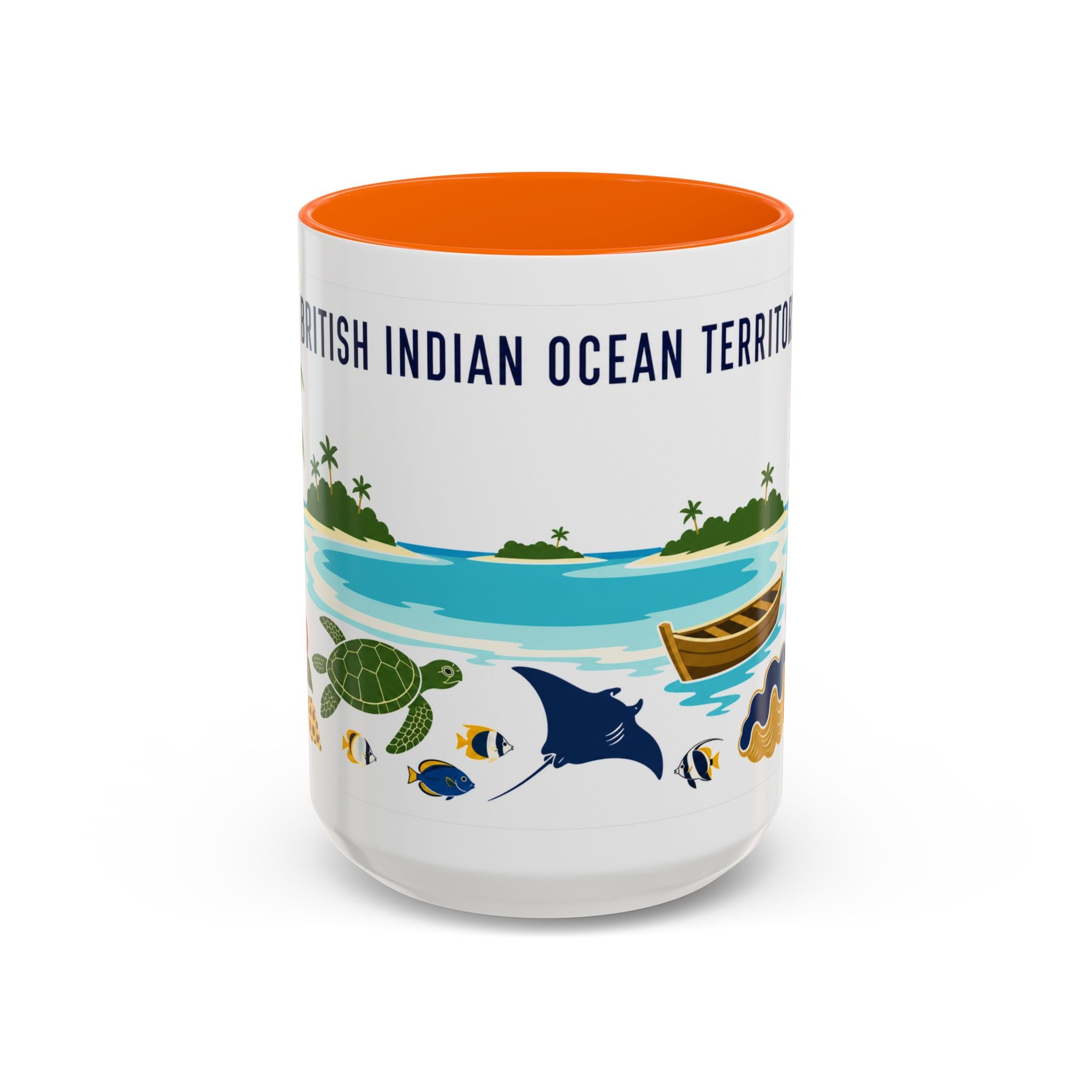 British Indian Ocean Territory Coffee Mug | Travel Souvenir Accent Mug | Country Gift Ceramic Cup 11oz 15oz