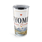 Wyoming State Flower 20oz Tumbler | Indian Paintbrush Botanical State Flower Gift | Insulated Stainless Steel Travel Cup