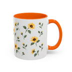 Kansas Sunflower Mug, State Flower Floral Coffee Cup, 11oz Botanical Gift