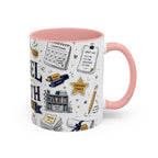 The Tassel Was Worth the Hassle Coffee Mug | Funny Graduation Gift 2026 | Accent Color Ceramic 11oz 15oz