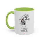 Clever Fox Dad Mug | Father's Day Gift, Accent Ceramic Coffee Cup (11oz or 15oz)