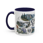 Columbia River Gorge Mug, Pacific Northwest Travel Souvenir, Bucket List Gift, Accent Ceramic Coffee Mug 11oz 15oz