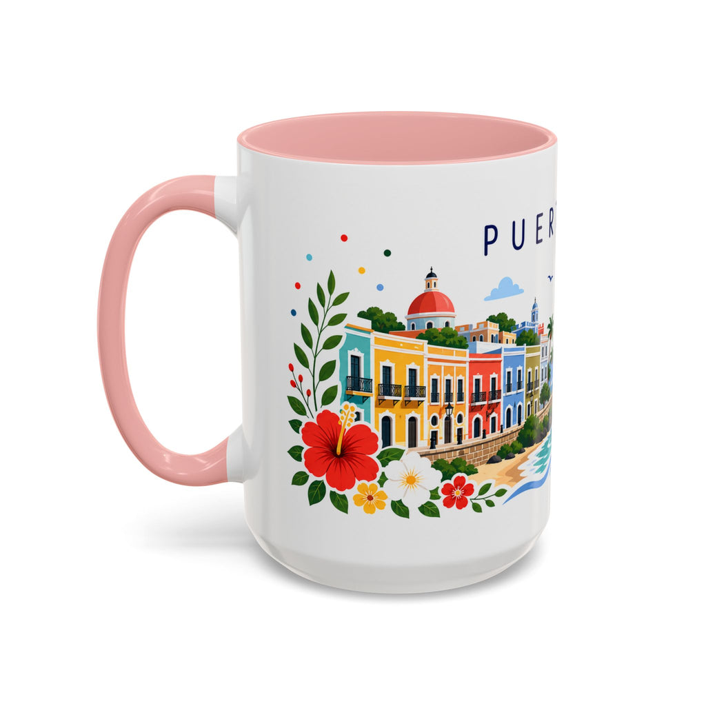 Puerto Rico Coffee Mug | Travel Souvenir Accent Mug | Place Gift Ceramic Cup 11oz 15oz