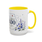 Colorado State Mug | Rocky Mountain Botanical Design | Moving Away Gift