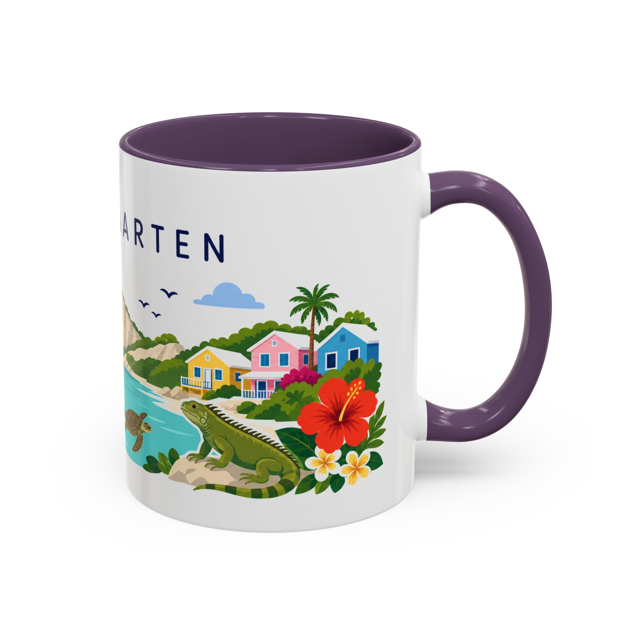 Sint Maarten Coffee Mug | Travel Souvenir Accent Mug | Country Gift Ceramic Cup 11oz 15oz