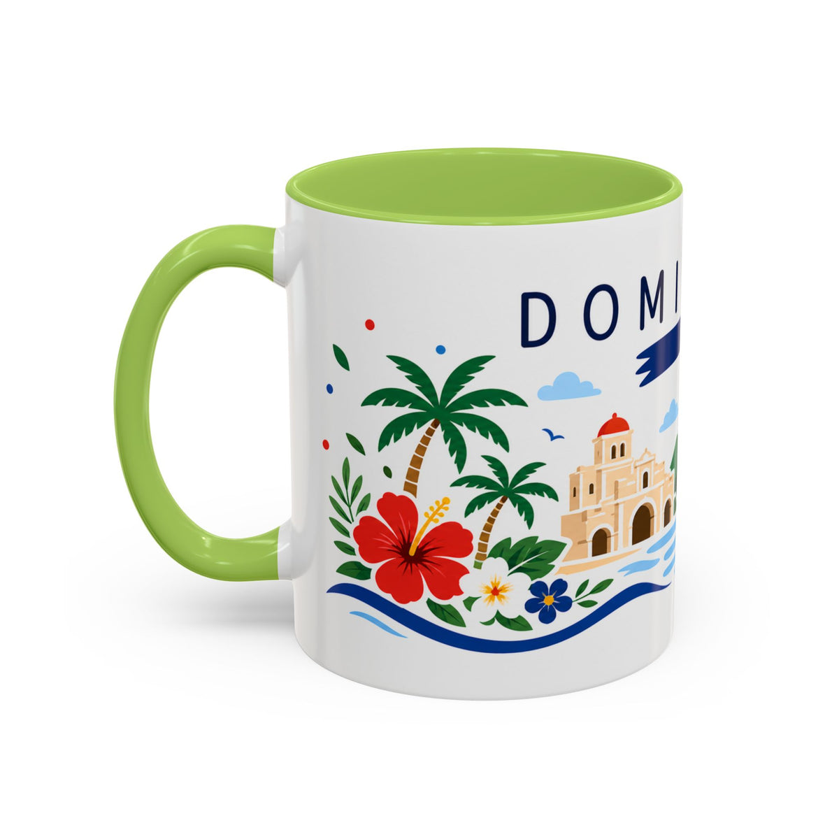 Dominican Republic Coffee Mug | Travel Souvenir Accent Mug | Country Gift Ceramic Cup 11oz 15oz
