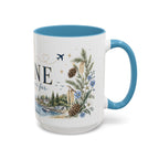 Maine State Mug | Moving Away, Long Distance Friendship Gift | 11oz 15oz Accent Mug