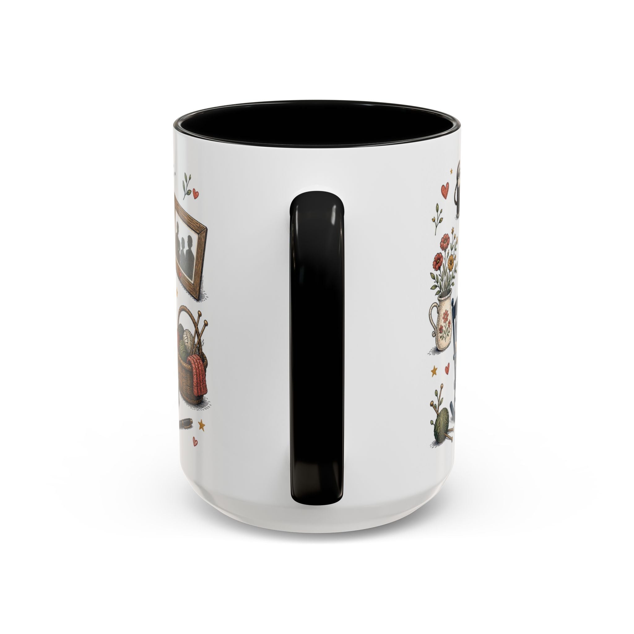 Best Grandparents Ever Coffee Mug | Gift From Grandkids | Accent Color Ceramic 11oz 15oz