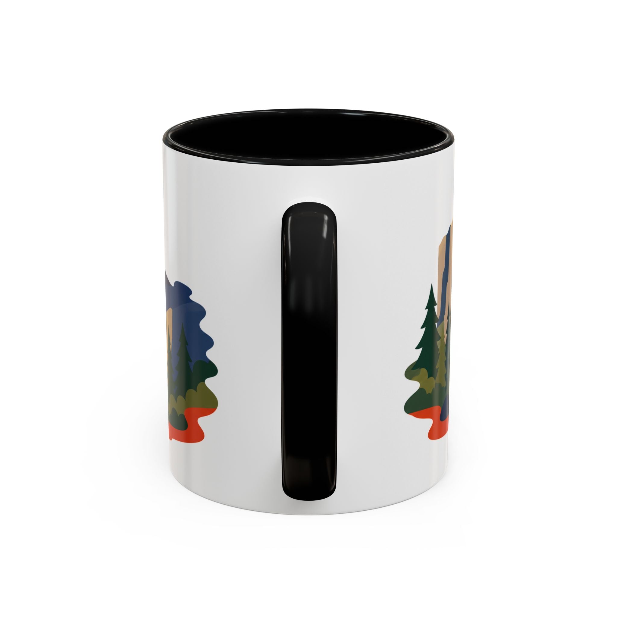 Yosemite Coffee Mug | Travel Destination Souvenir Gift | Accent Color Ceramic 11oz 15oz