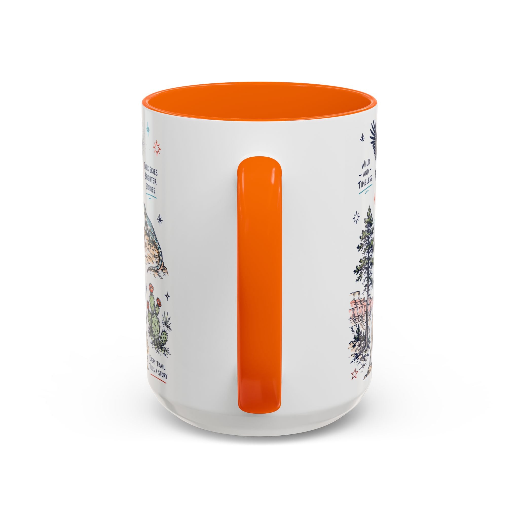 Grand Canyon National Park Coffee Mug | Hiking Camping Nature Gift | Accent Color Ceramic 11oz 15oz