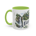 Ella Highlands Mug, Sri Lanka Travel Souvenir, Bucket List Gift, Accent Ceramic Coffee Mug 11oz 15oz