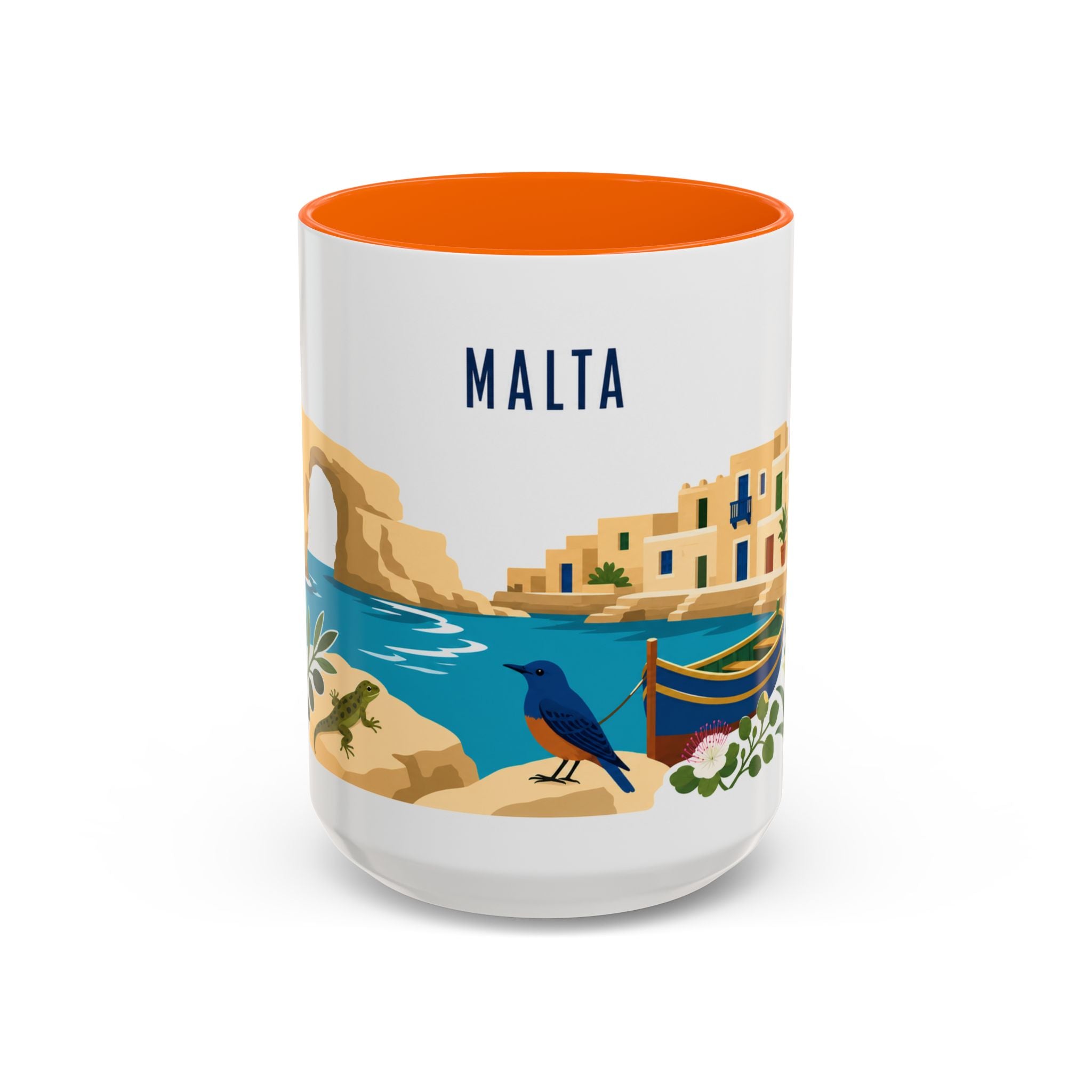 Malta Coffee Mug | Travel Souvenir Accent Mug | Country Gift Ceramic Cup 11oz 15oz