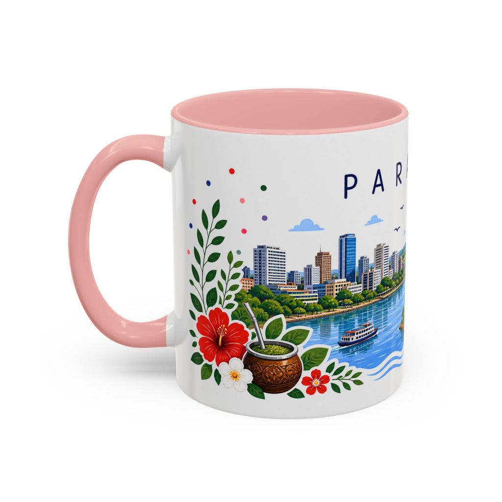 Paraguay Coffee Mug | Travel Souvenir Accent Mug | Place Gift Ceramic Cup 11oz 15oz