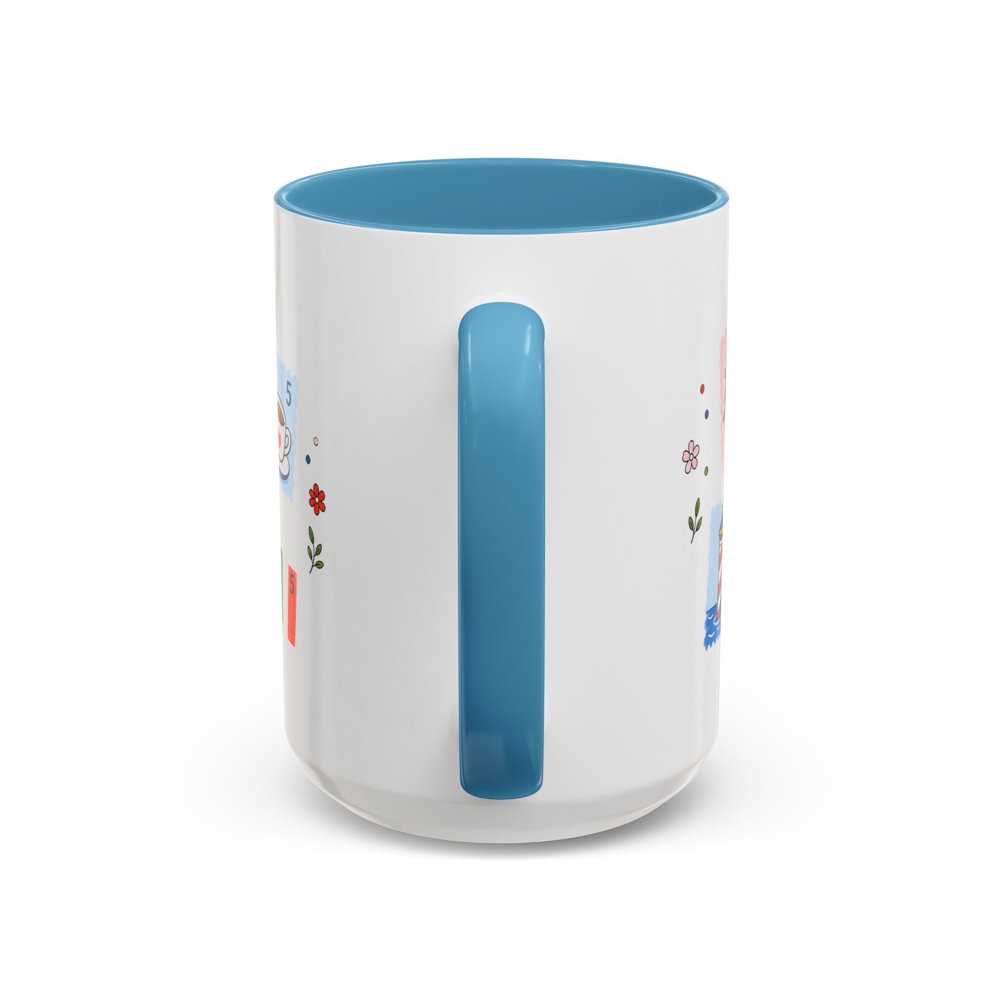 Venice Coffee Mug | Postage Stamp Collage Mug | Travel Souvenir Accent Cup 11oz 15oz
