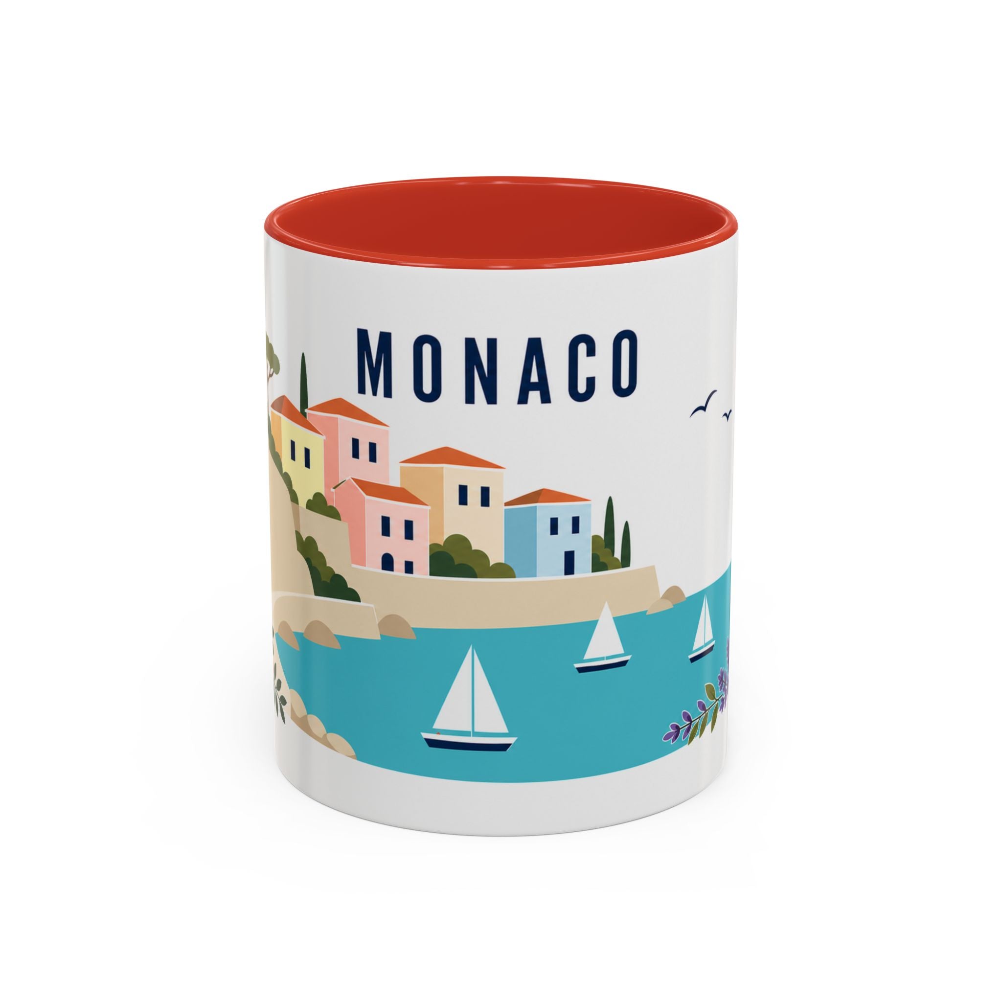 Monaco Coffee Mug | Travel Souvenir Accent Mug | Country Gift Ceramic Cup 11oz 15oz