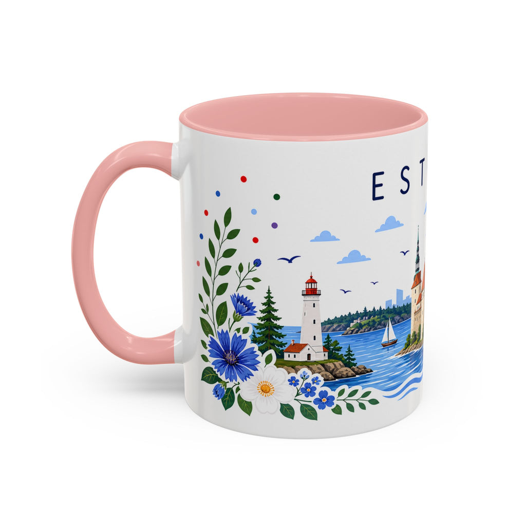 Estonia Coffee Mug | Travel Souvenir Accent Mug | Place Gift Ceramic Cup 11oz 15oz