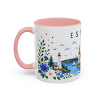 Estonia Coffee Mug | Travel Souvenir Accent Mug | Place Gift Ceramic Cup 11oz 15oz