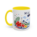 Malaysia Coffee Mug | Travel Souvenir Accent Mug | Country Gift Ceramic Cup 11oz 15oz