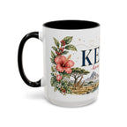 Kenya Home Country Mug | Moving Away Gift | Long Distance Friendship | 11 oz 15 oz Accent Mug