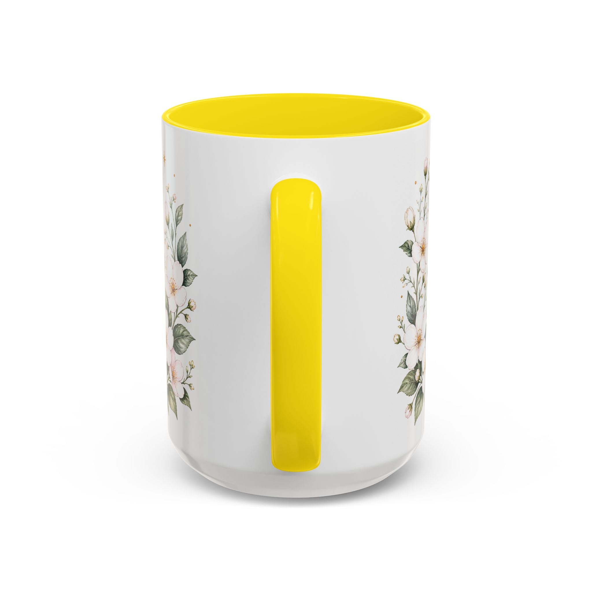 Massachusetts State Map Mug | Coastal Scene, Botanical Accents (11oz, 15oz)
