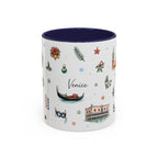 Venice Christmas Mug | Watercolor City Souvenir, Travel Memory Cup