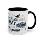 Glacier Bay National Park Coffee Mug | Alaska Wilderness Kayaking Gift | Accent Color Ceramic 11oz 15oz