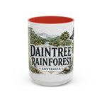 Daintree Rainforest Mug, Australia Travel Souvenir, Bucket List Gift, Accent Ceramic Coffee Mug 11oz 15oz