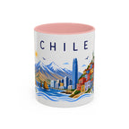 Chile Coffee Mug | Travel Souvenir Accent Mug | Place Gift Ceramic Cup 11oz 15oz
