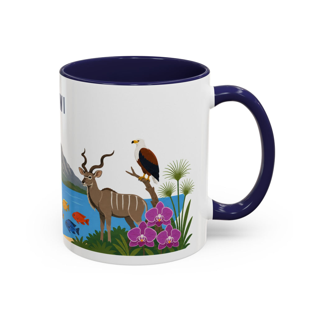 Malawi Coffee Mug | Travel Souvenir Accent Mug | Country Gift Ceramic Cup 11oz 15oz