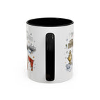Moscow Coffee Mug | Russia Souvenir Travel Gift | Accent Color Ceramic 11oz 15oz
