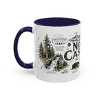 North Cascades National Park Coffee Mug | Washington Alpine Glacier Hiking Gift | Accent Color Ceramic 11oz 15oz