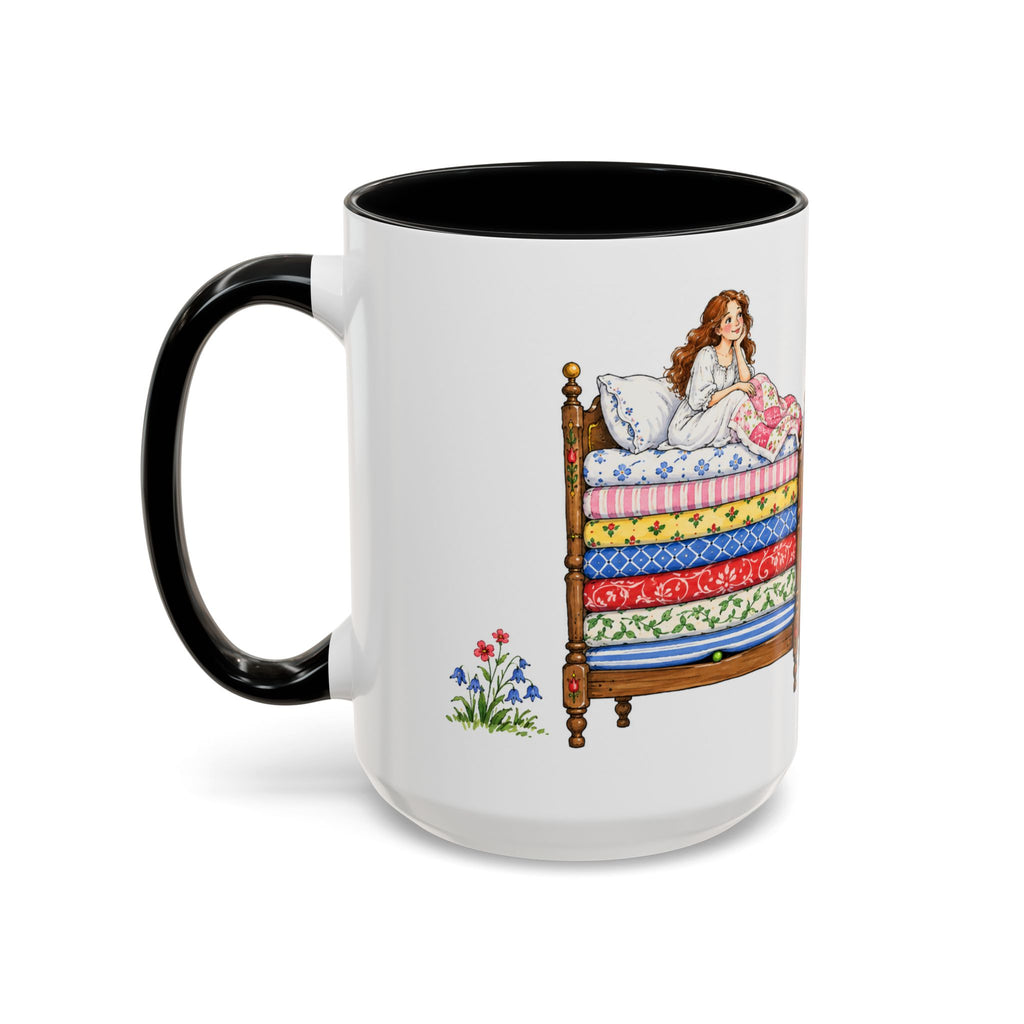 The Princess and the Pea Mug | Storybook Fairy Tale Accent Coffee Mug | EveryLegend