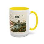 Orlando Coffee Mug | United States Travel Souvenir | Vintage Illustrated City Gift | 11 oz 15 oz Accent Mug