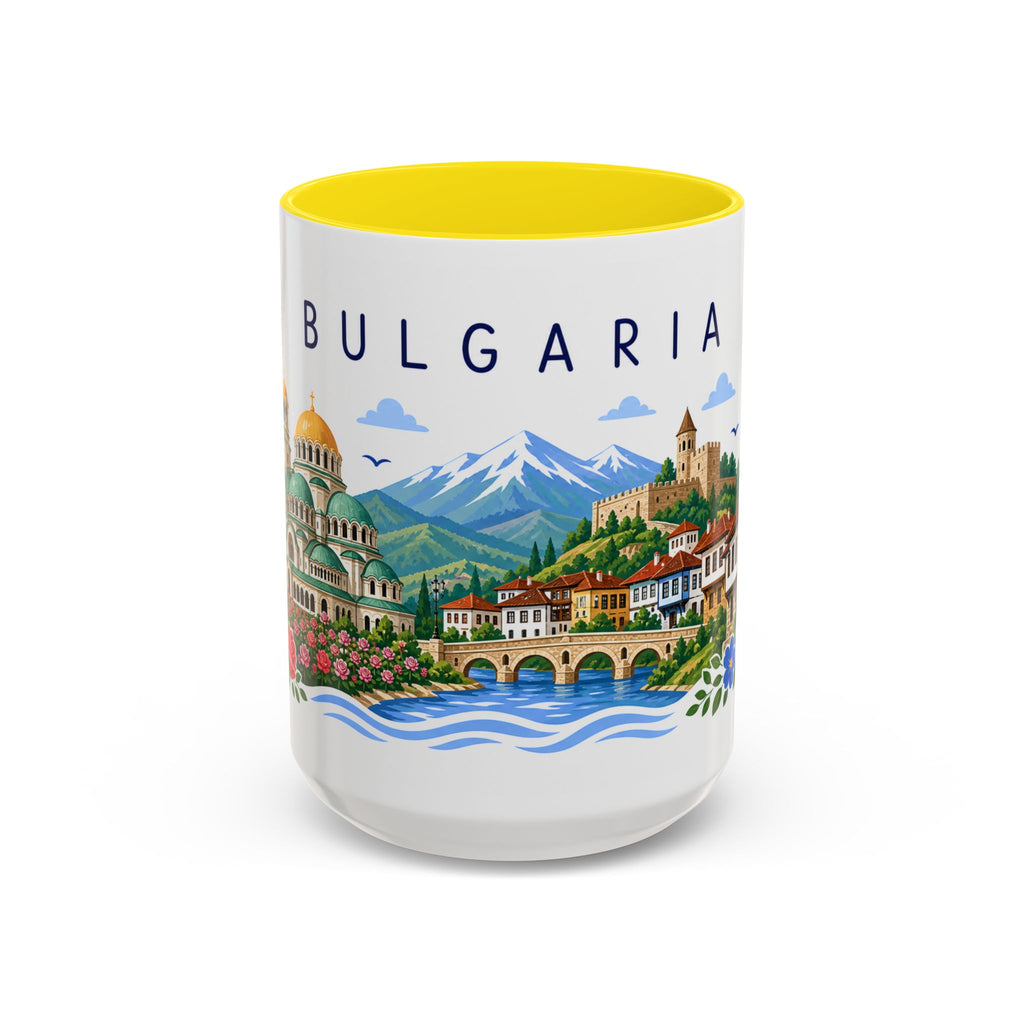 Bulgaria Coffee Mug | Travel Souvenir Accent Mug | Place Gift Ceramic Cup 11oz 15oz