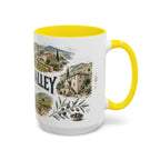 Douro Valley Mug, Portugal Travel Souvenir, Bucket List Gift, Accent Ceramic Coffee Mug 11oz 15oz