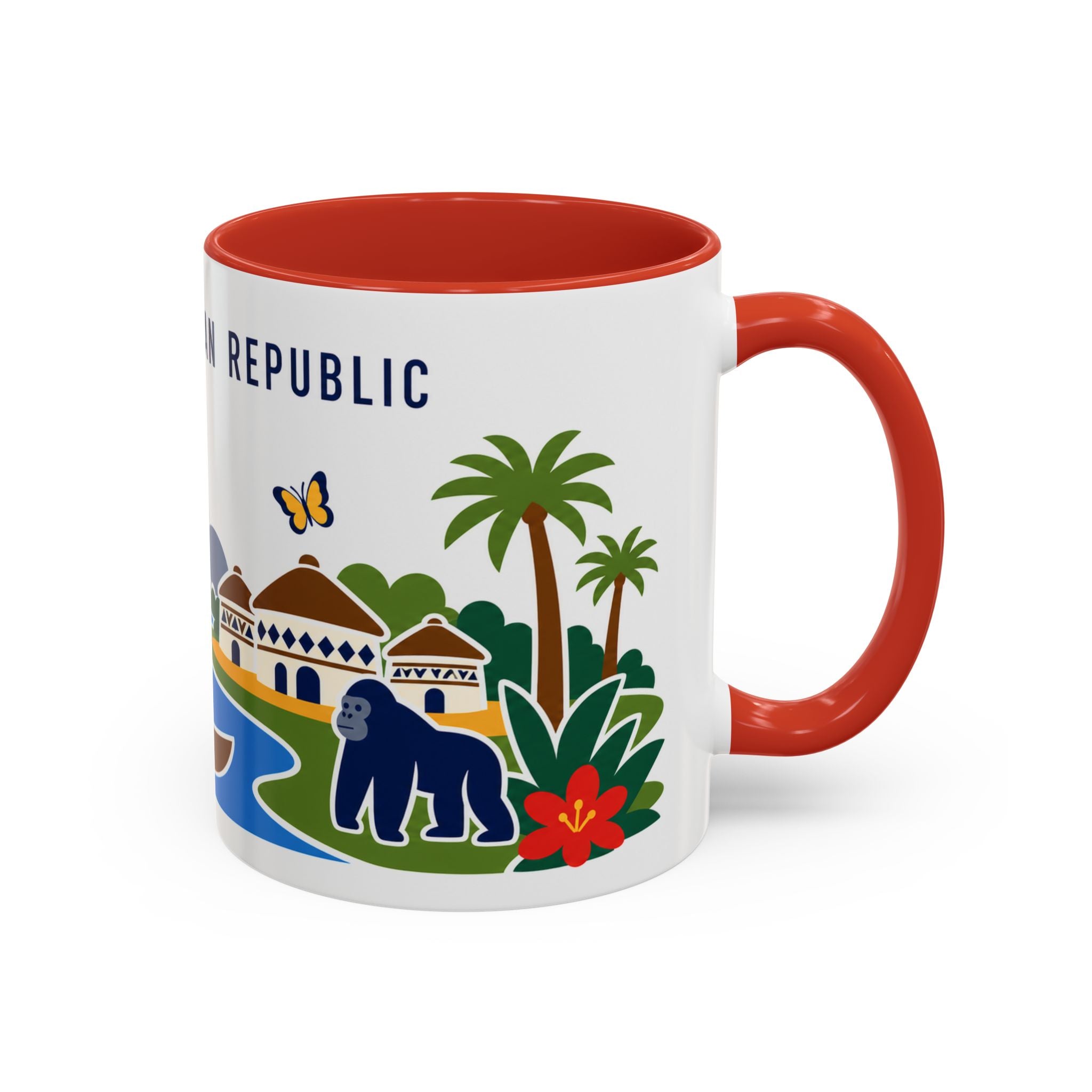 Central African Republic Coffee Mug | Travel Souvenir Accent Mug | Country Gift Ceramic Cup 11oz 15oz