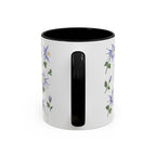 Colorado Rocky Mountain columbine Mug, State Flower Floral Coffee Cup, 11oz Botanical Gift