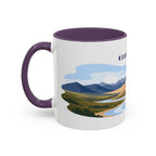Kobuk Valley National Park Coffee Mug | Solid Color Block Park Souvenir | 11oz 15oz Accent Mug