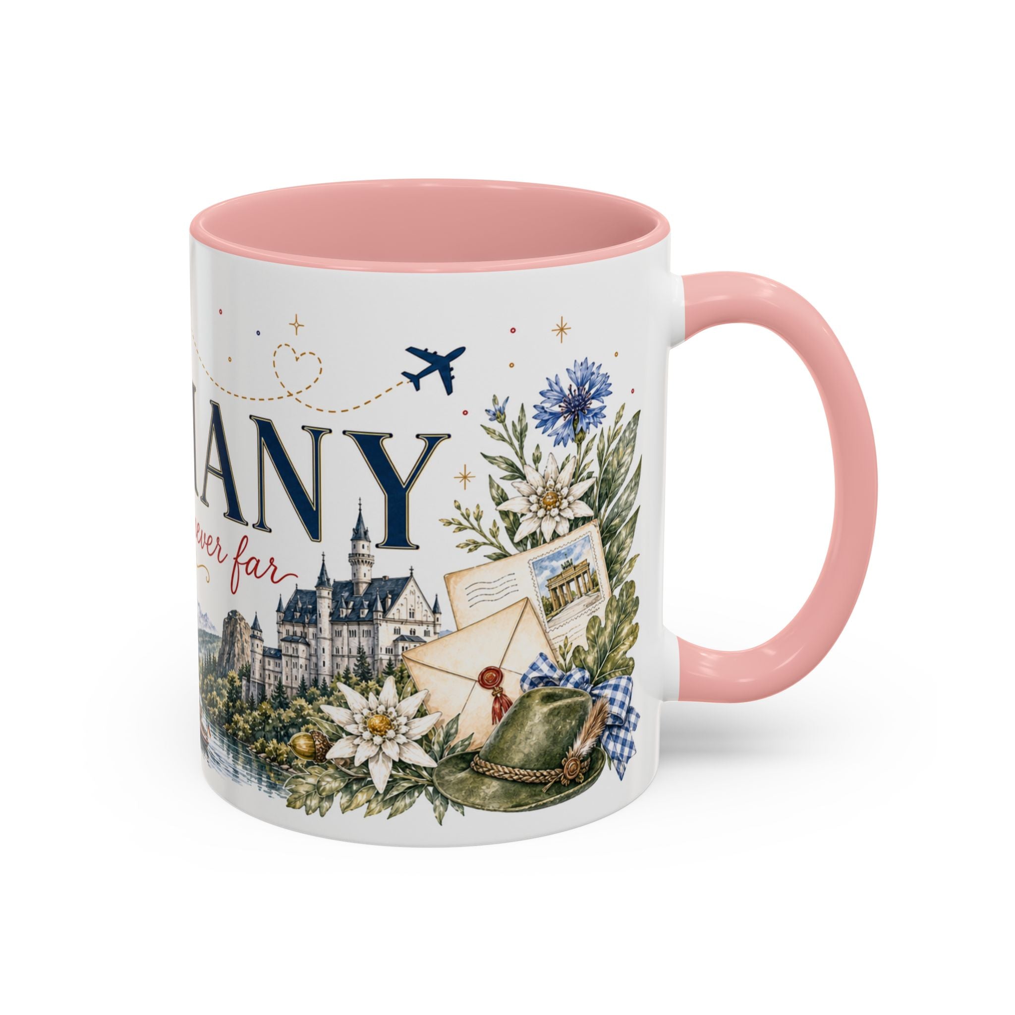 Germany Home Country Mug | Moving Away Gift | Long Distance Friendship | 11 oz 15 oz Accent Mug