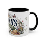 Grandma's Garden Of Love Coffee Mug | Gift From Grandkids | Accent Color Ceramic 11oz 15oz