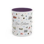 New Orleans Christmas Mug | Watercolor City Souvenir, Travel Gift (11oz/15oz)
