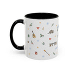 Austin Christmas Mug | Watercolor Travel Souvenir | Holiday Gift | Accent Ceramic Coffee Cup 11oz 15oz